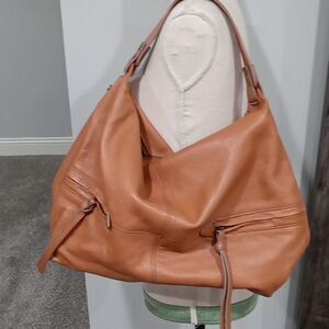 Kooba carmel brown large slouchy hobo bag NWOT